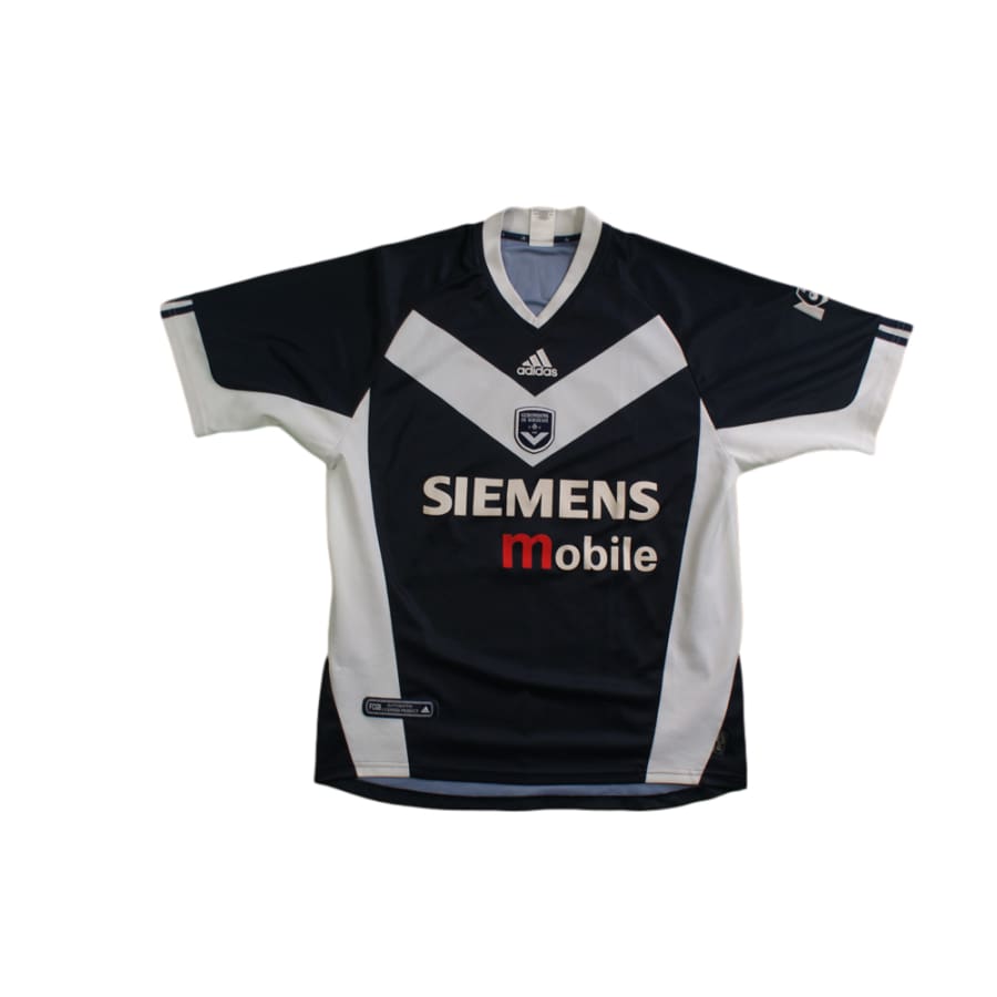 Maillot football vintage Girondins de Bordeaux domicile N°10 DHORASOO 2001-2002 - Adidas - Girondins de Bordeaux