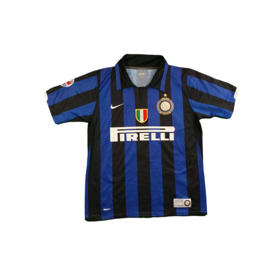 Maillot football vintage Inter Milan domicile N°5 STANKOVIC 2007-2008 - Nike - Inter Milan