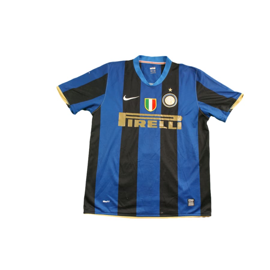 Maillot football vintage Inter Milan domicile N°8 IBRAHIMOVIC 2008-2009 - Nike - Inter Milan