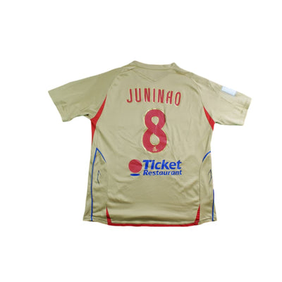 Maillot football vintage Lyon extérieur N°8 JUNINHO 2007-2008 - Umbro - Olympique Lyonnais