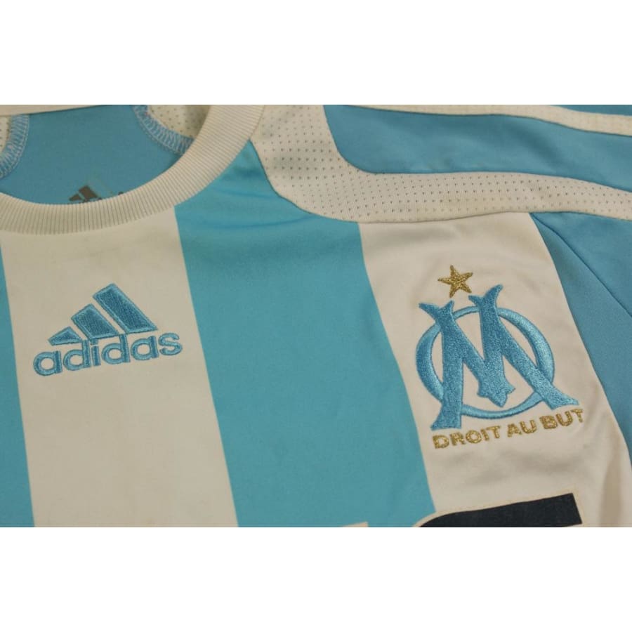 Maillot football vintage Olympique de Marseille extérieur N°12 PIERRE 2007-2008 - Adidas - Olympique de Marseille