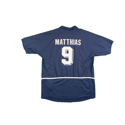 Maillot football vintage Paris SG domicile N°9 MATTHIAS 2003-2004 - Nike - Paris Saint-Germain