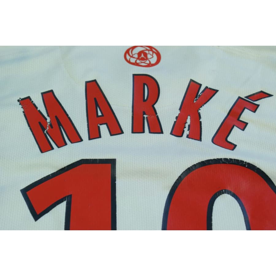 Maillot football vintage PSG extérieur N°10 MARKE 2007-2008 - Nike - Paris Saint-Germain