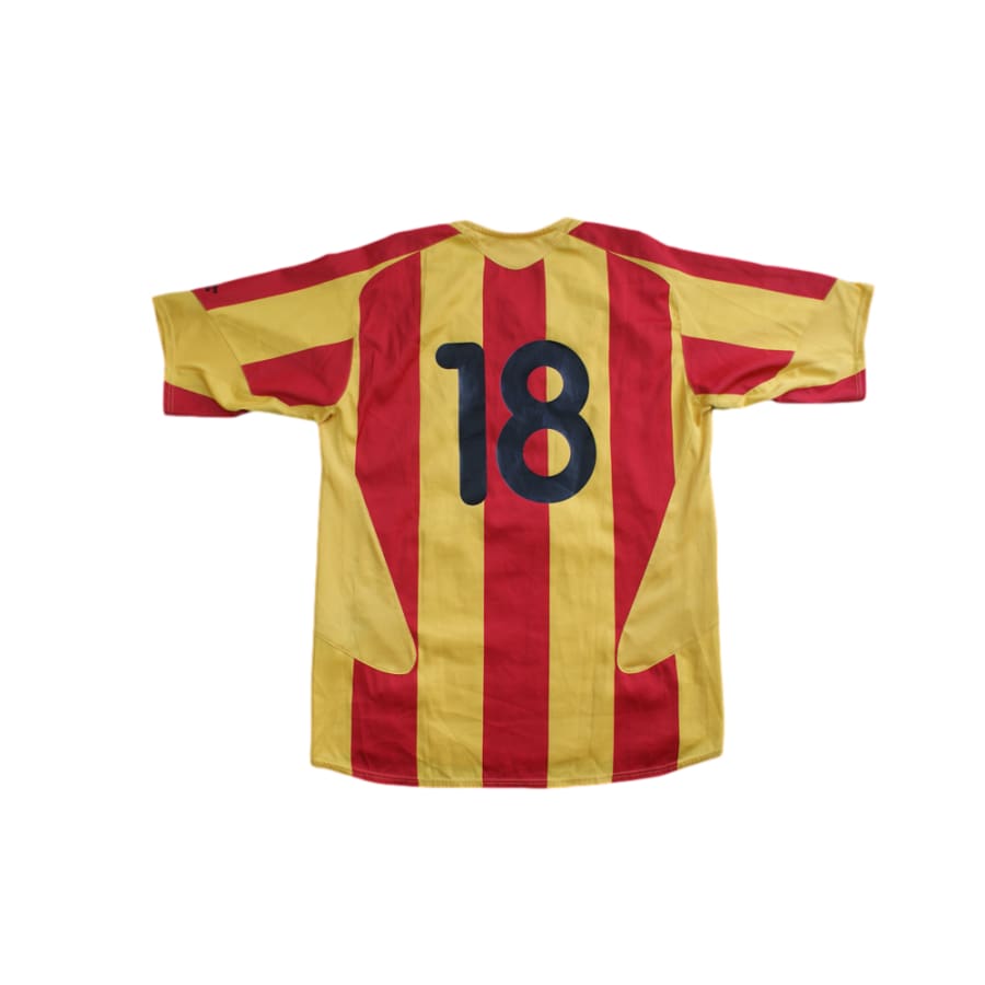 Maillot football vintage RC Lens domicile N°18 2005-2006 - Nike - RC Lens