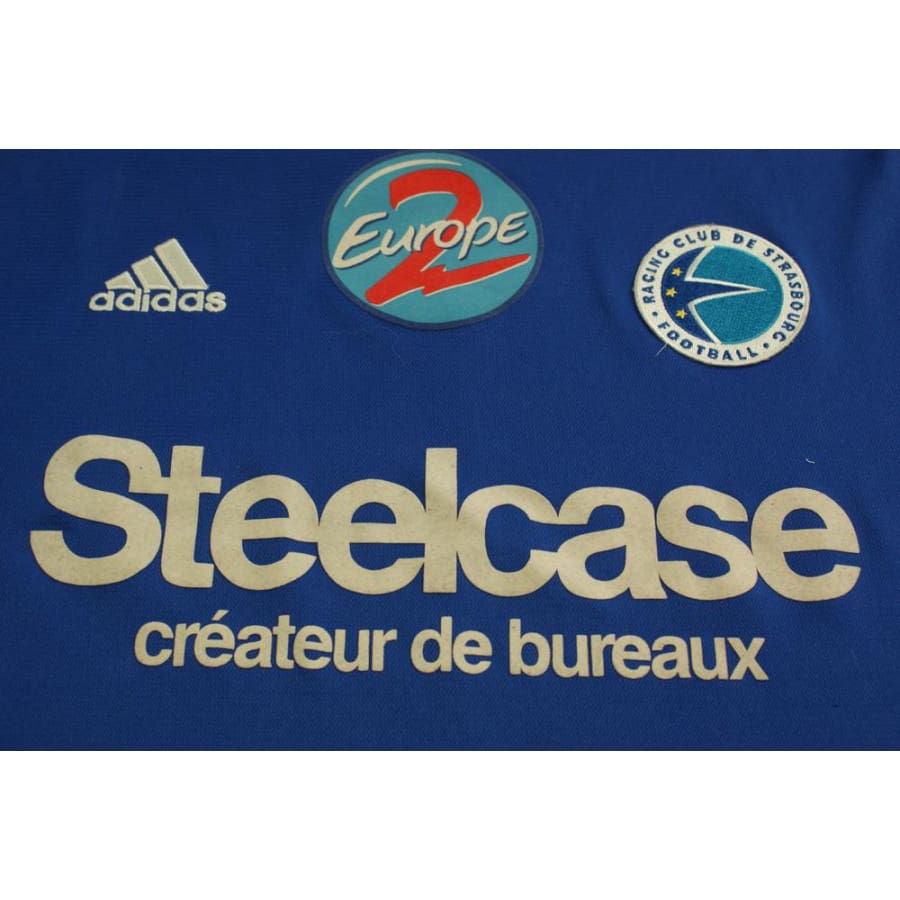 Maillot football vintage RC Strasbourg Alsace domicile 2004-2005 - Adidas - RC Strasbourg Alsace