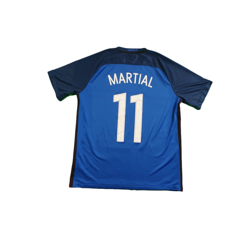 Maillot France domicile N°11 MARTIAL 2016-2017 - Nike - Equipe de France