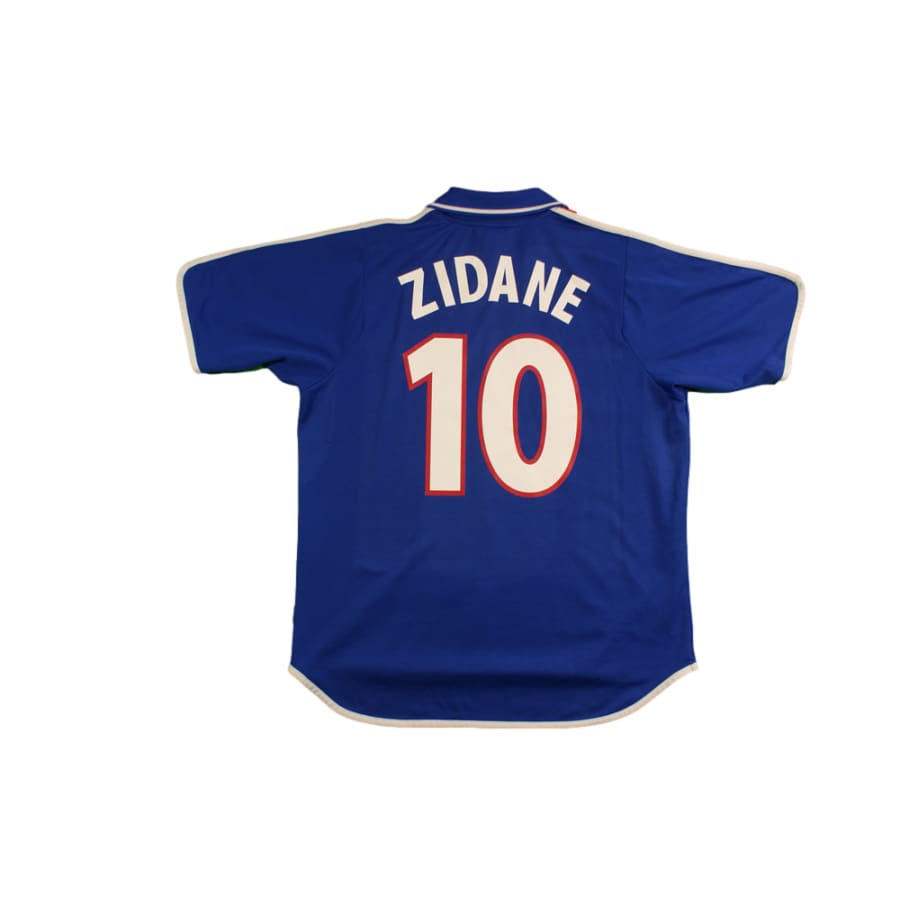 Maillot France rétro domicile N°10 ZIDANE 2000-2001 - Adidas - Equipe de France