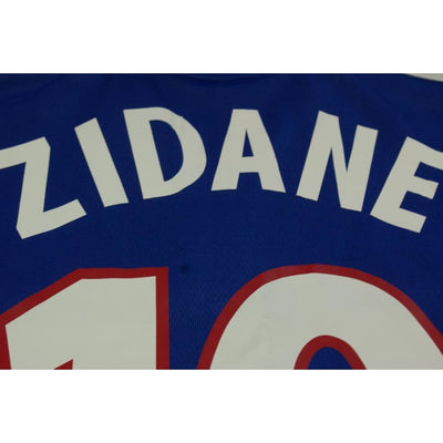 Maillot France rétro domicile N°10 ZIDANE 2000-2001 - Adidas - Equipe de France