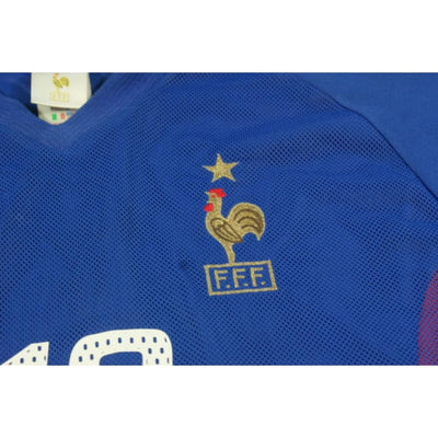 Maillot France rétro domicile N°10 ZIDANE 2002-2003 - Adidas - Equipe de France