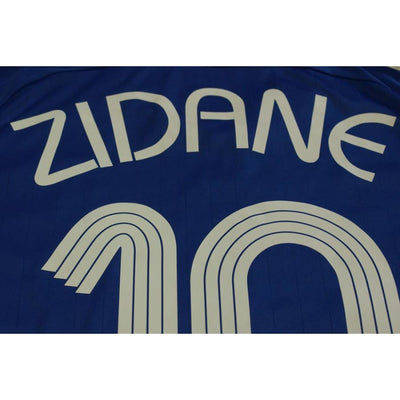 Maillot France rétro domicile N°10 ZIDANE 2006-2007 - Adidas - Equipe de France