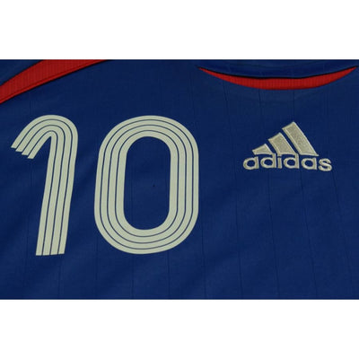 Maillot France rétro domicile N°10 ZIDANE 2006-2007 - Adidas - Equipe de France