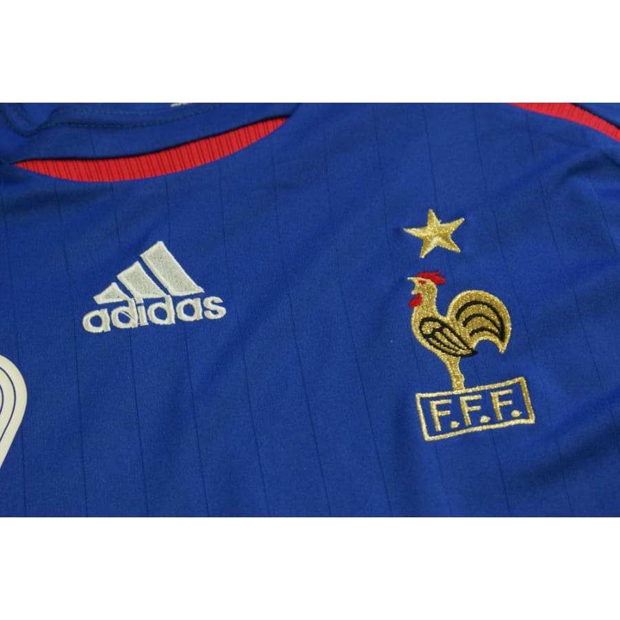 Maillot France rétro domicile N°77 Ouki 2006-2007 - Adidas - Equipe de France