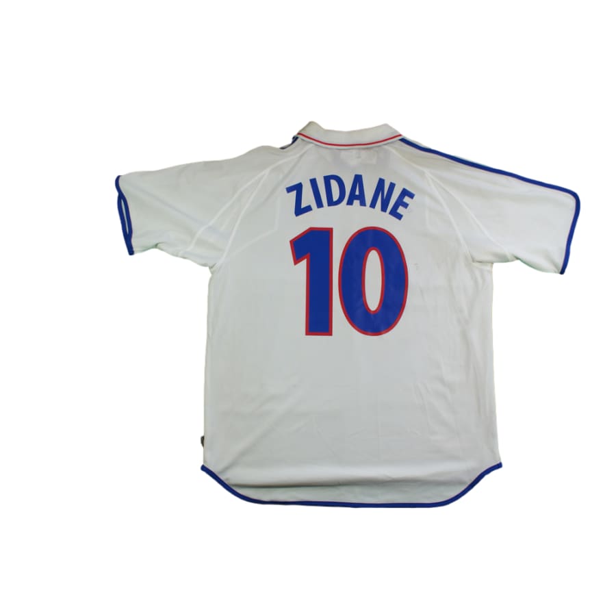 Maillot France rétro extérieur N°10 ZIDANE 2000-2001 - Adidas - Equipe de France