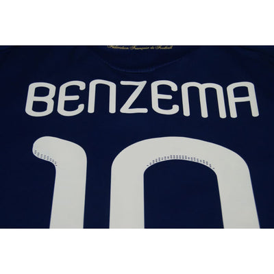 Maillot France vintage domicile #10 BENZEMA 2010-2011 - Adidas - Equipe de France
