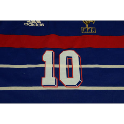 Maillot France vintage domicile #10 ZIDANE 1998-1999 - Adidas - Equipe de France