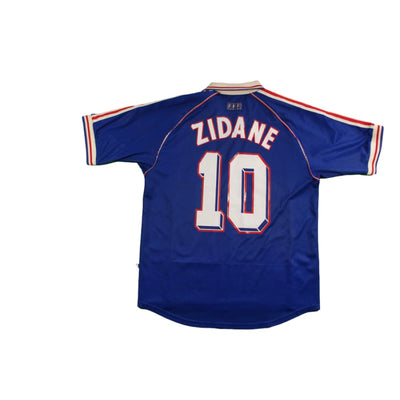 Maillot France vintage domicile N°10 ZIDANE 1998-1999 - Adidas - Equipe de France