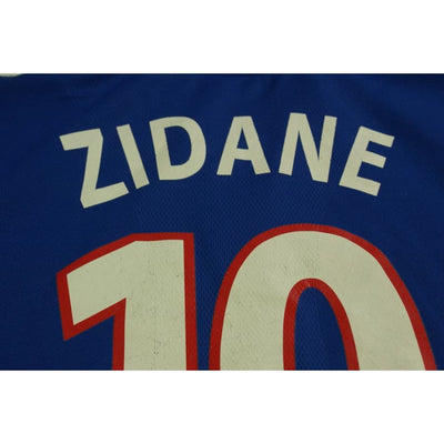 Maillot France vintage domicile N°10 ZIDANE 2000-2001 - Adidas - Equipe de France