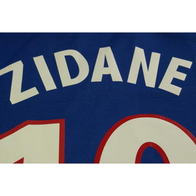 Maillot France vintage domicile N°10 ZIDANE 2000-2001 - Adidas - Equipe de France