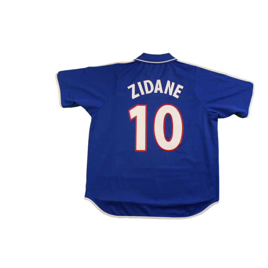 Maillot France vintage domicile N°10 ZIDANE 2000-2001 - Adidas - Equipe de France