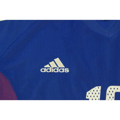 Maillot France vintage domicile N°10 ZIDANE 2002-2003 - Adidas - Equipe de France