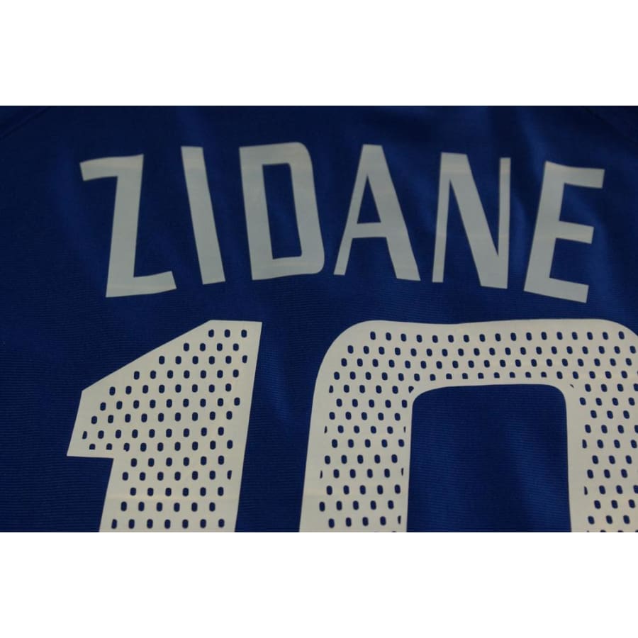 Maillot France vintage domicile N°10 ZIDANE 2004-2005 - Adidas - Equipe de France