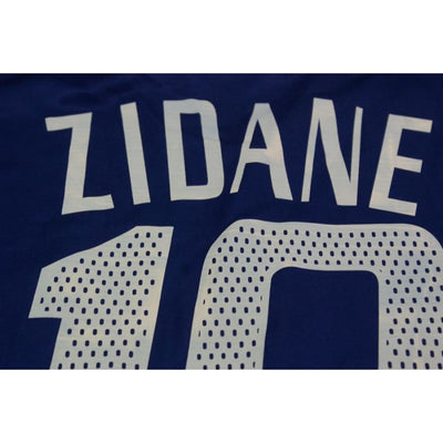 Maillot France vintage domicile N°10 ZIDANE 2004-2005 - Adidas - Equipe de France