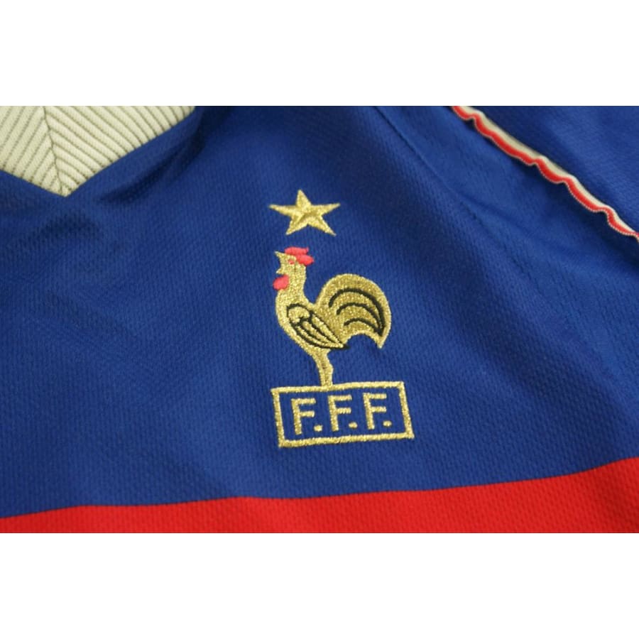 Maillot France vintage domicile N°11 PIRES 1998-1999 - Adidas - Equipe de France