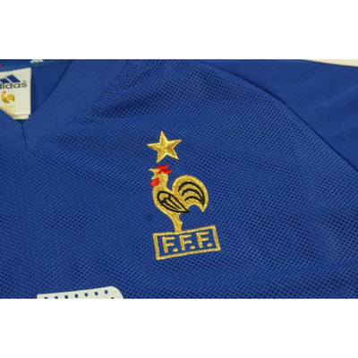 Maillot France vintage domicile N°12 HENRY 2002-2003 - Adidas - Equipe de France