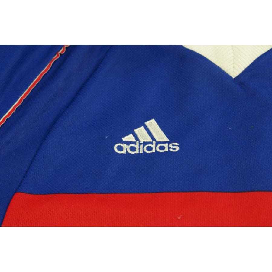 Maillot France vintage domicile N°6 DJORKAEFF 1998-1999 - Adidas - Equipe de France