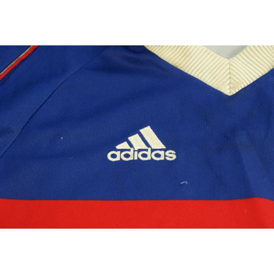 Maillot France vintage domicile N°7 DESCHAMPS 1998-1999 - Adidas - Equipe de France