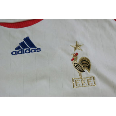 Maillot France vintage extérieur N°7 MALOUDA 2006-2007 - Adidas - Equipe de France