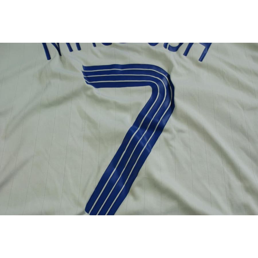 Maillot France vintage extérieur N°7 MALOUDA 2006-2007 - Adidas - Equipe de France