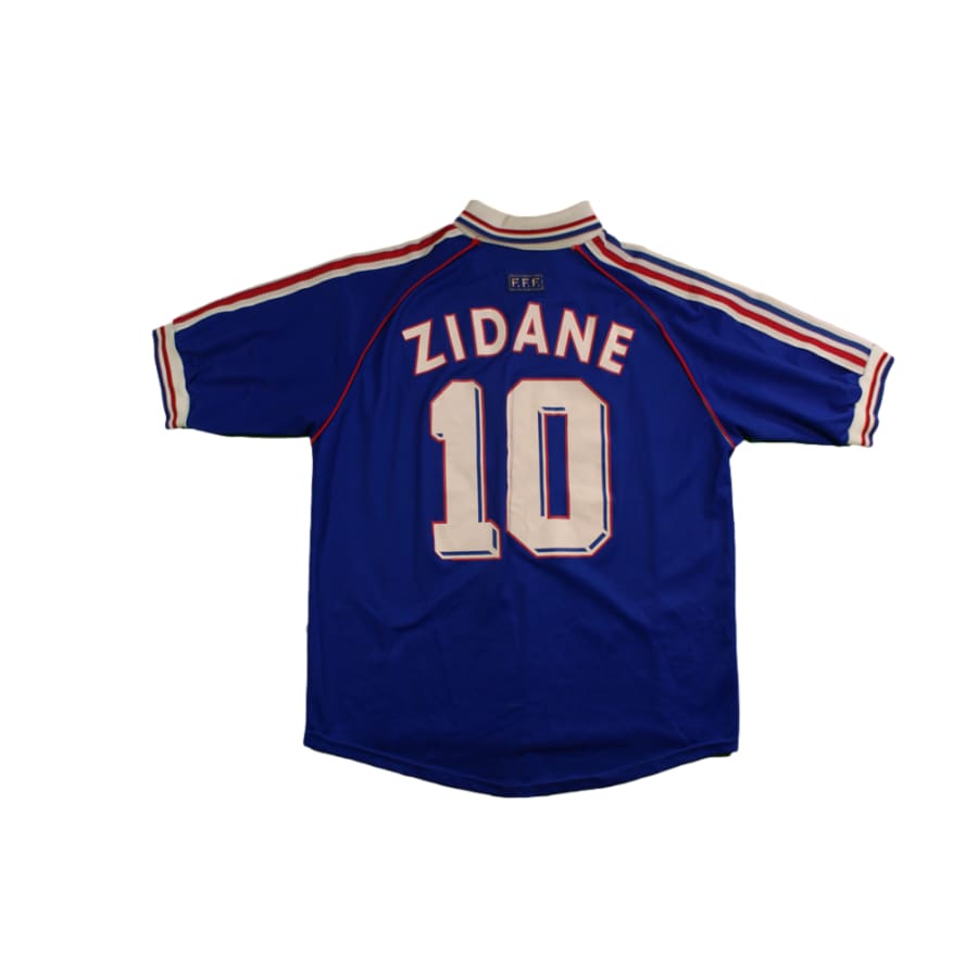 Maillot France vintage N°10 ZIDANE 1998-1999 - Adidas - Equipe de France