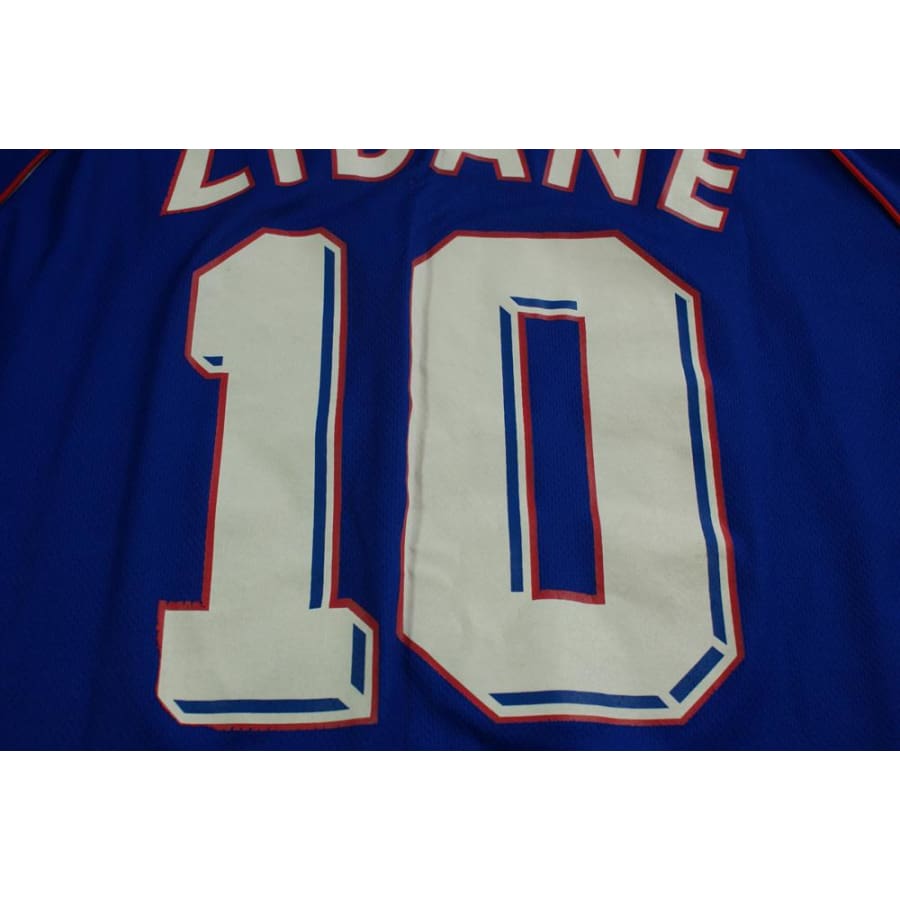 Maillot France vintage N°10 ZIDANE 1998-1999 - Adidas - Equipe de France
