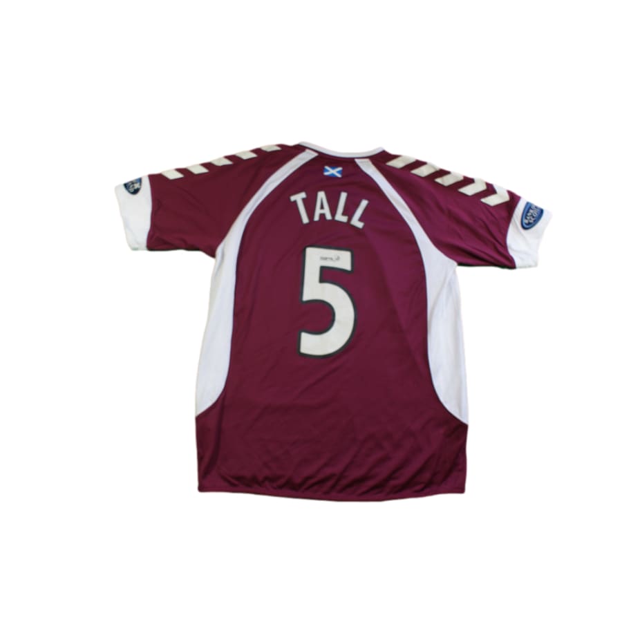 Maillot Heart of Midlothian FC vintage N°5 TALL 2006-2007 - Hummel - Midlothian FC