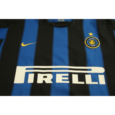 Maillot Inter Milan vintage domicile #10 ADRIANO 2003-2004 - Nike - Inter Milan