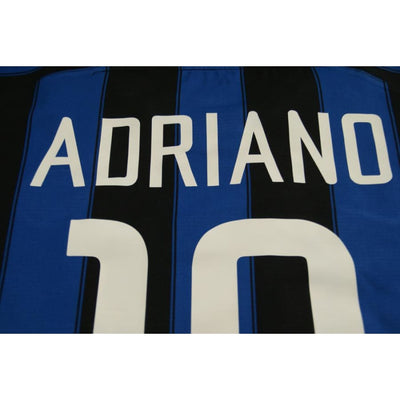 Maillot Inter Milan vintage domicile #10 ADRIANO 2003-2004 - Nike - Inter Milan