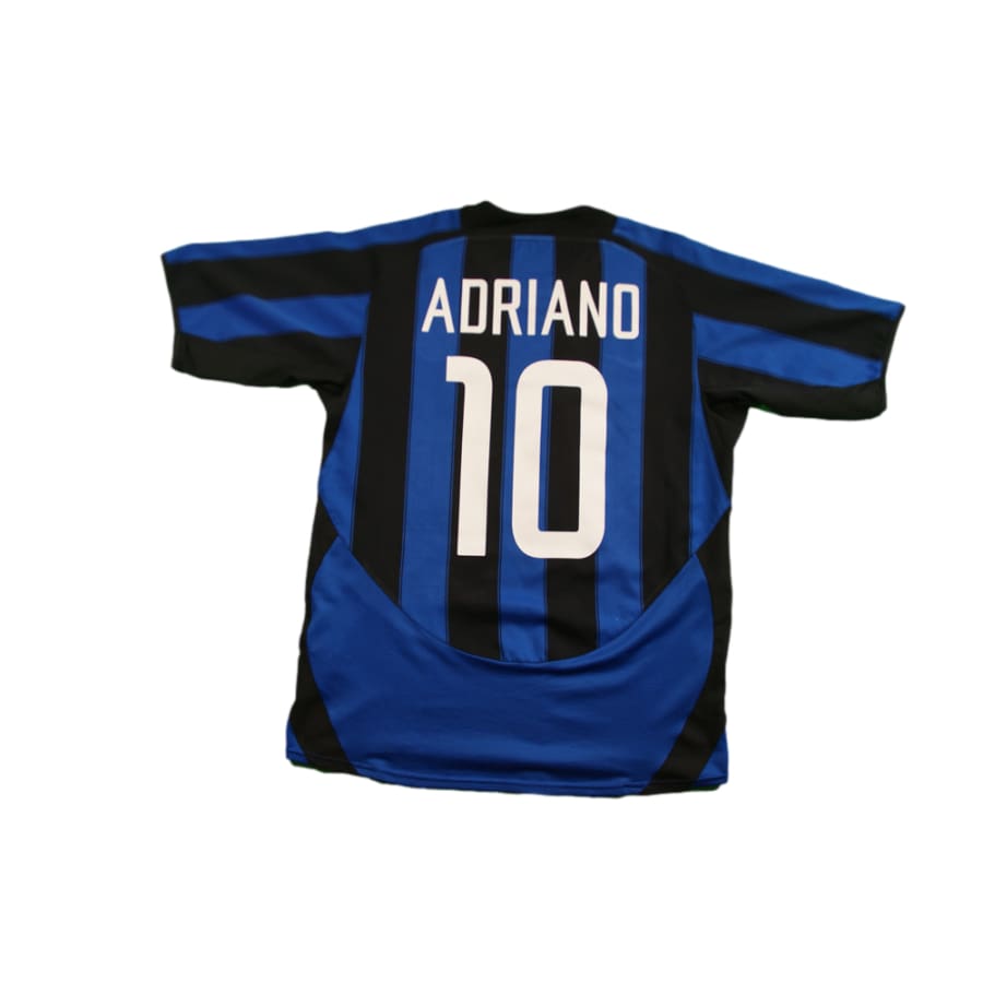 Maillot Inter Milan vintage domicile #10 ADRIANO 2003-2004 - Nike - Inter Milan