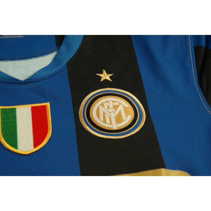 Maillot Inter Milan vintage domicile #8 IBRAHIMOVIC 2008-2009 - Nike - Inter Milan