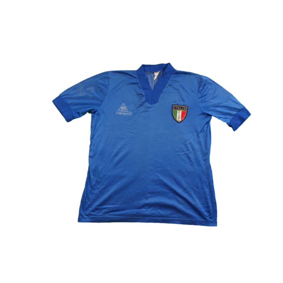 Maillot Italie vintage avec logo 1982 N°17 - Le coq sportif - Italie