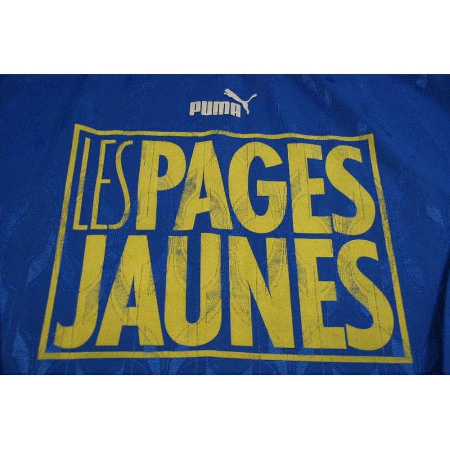 Maillot de foot vintage gardien Puma Les Pages Jaunes N°1 années 1990