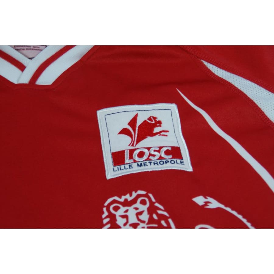 MAILLOT LILLE LOSC 2002 KIPSTA vintage home shirt jersey trikot