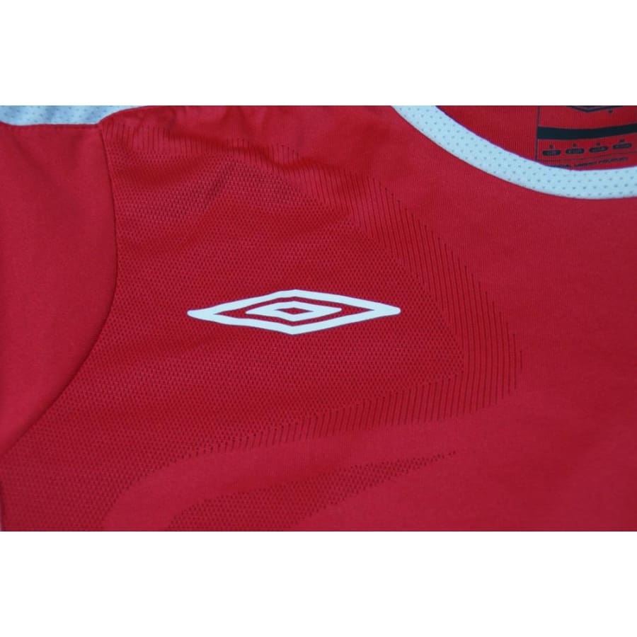 Maillot De Foot Vintage Umbro Années 80 - Vert - Taille L - Fabriqué UK