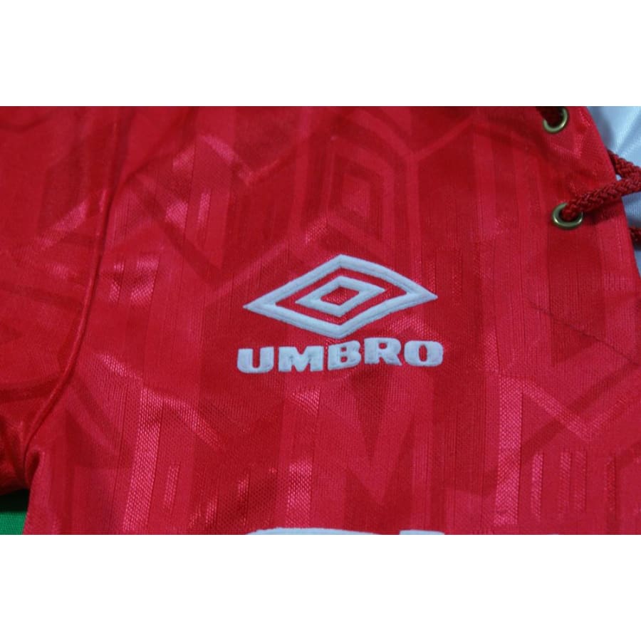 Maillot Manchester United vintage domicile enfant N°7 1992-1993 - Umbro - Manchester United