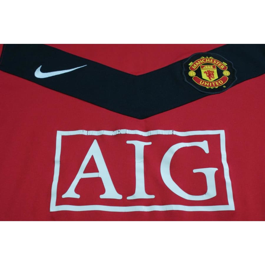 Maillot Manchester United vintage domicile N°62 MIKAIL 2009-2010 - Nike - Manchester United