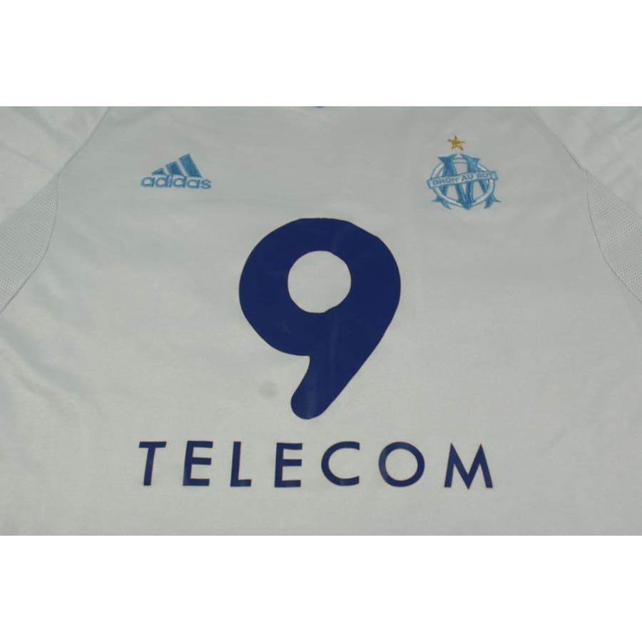 Maillot Marseille rétro domicile N°11 DROGBA 2003-2004 - Adidas - Olympique de Marseille