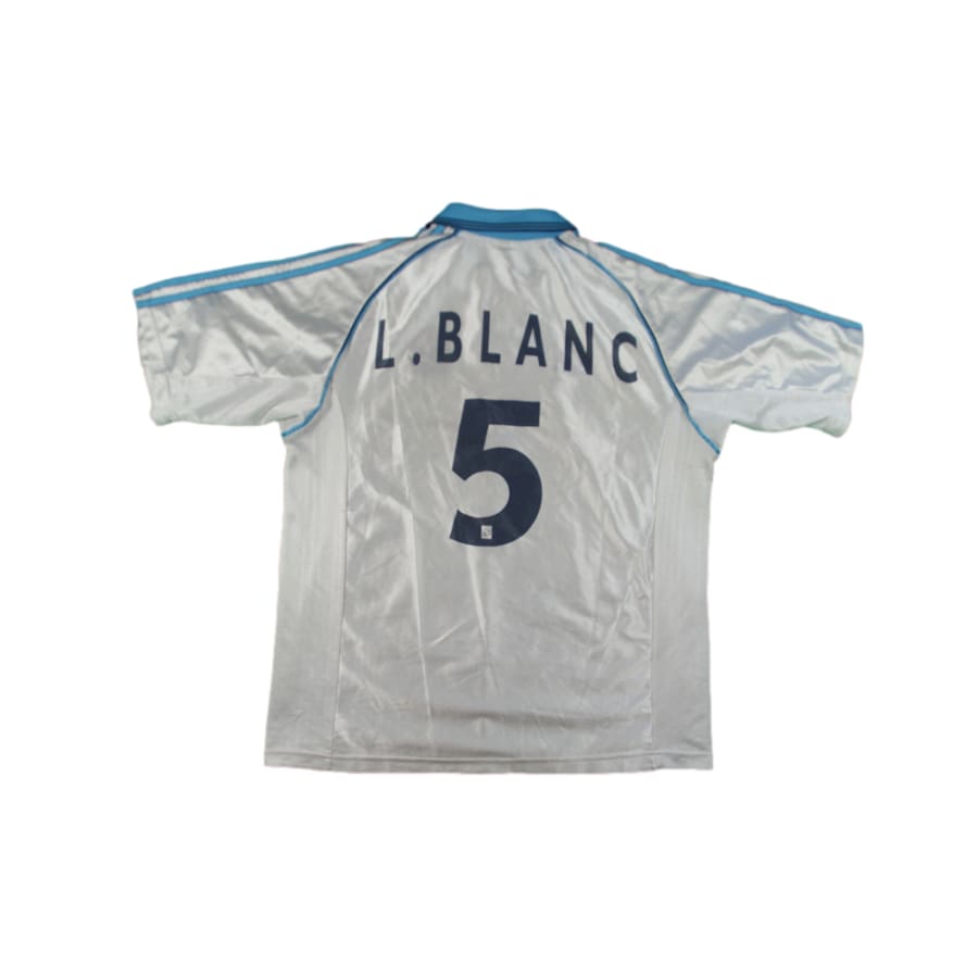 Maillot Marseille vintage domicile #5 L.BLANC 1998-1999 - Adidas - Olympique de Marseille