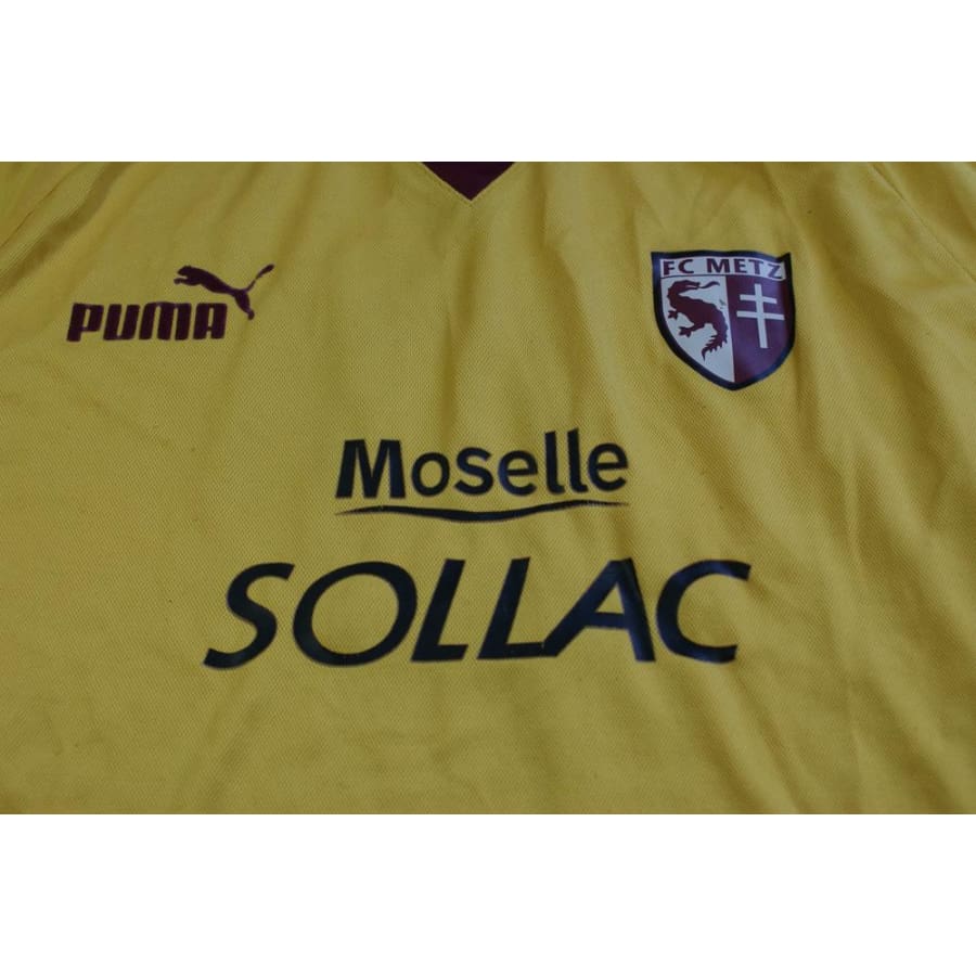 Maillot Metz vintage extérieur N°9 2004-2005 - Puma - FC Metz