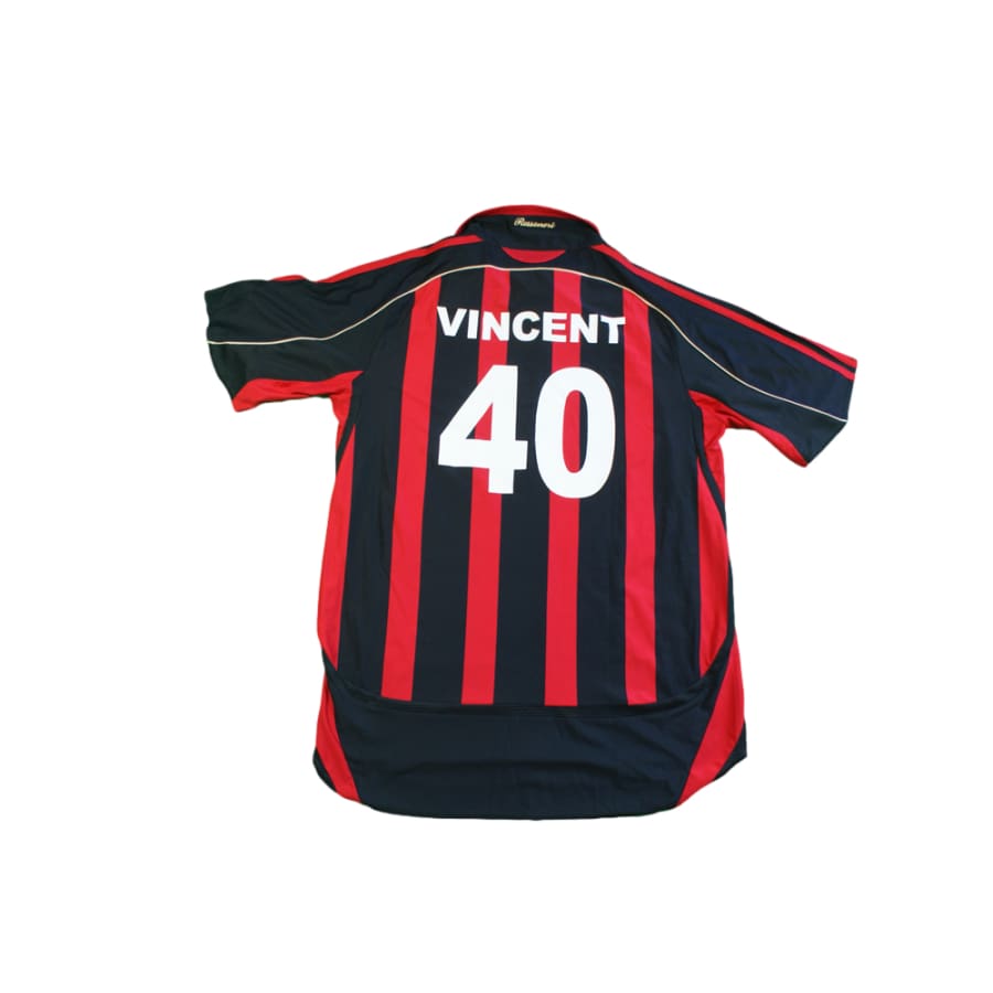 Maillot Milan AC vintage domicile N°40 VINCENT 2006-2007 - Adidas - Milan AC