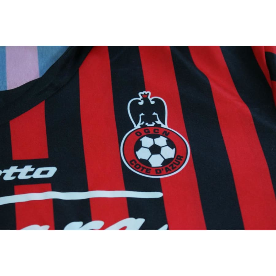 Maillot Nice rétro domicile 2008-2009 - Lotto - OGC Nice